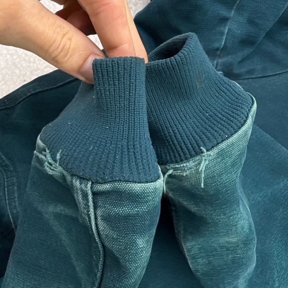 Carhartt Active Quilt Lined Jacket Mens Medium J06 DTL Dark Teal - Picture 11 of 16